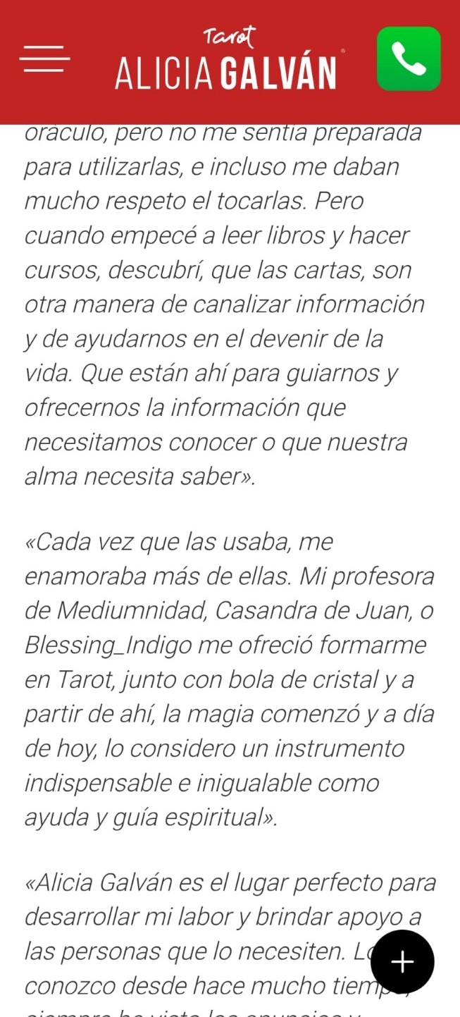 Testimonio Alicia Galván
